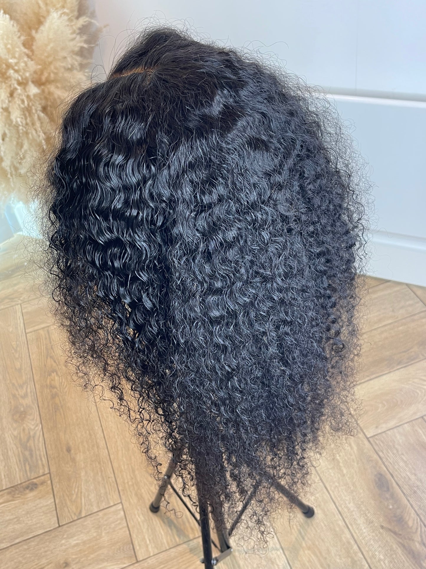 24" CURLY LACE FRONTAL WIG 4x4