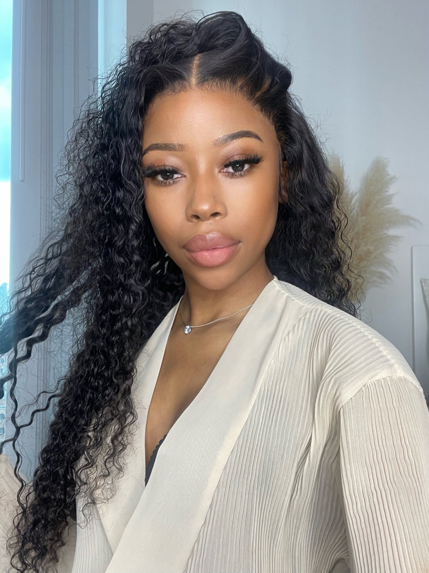 22" CURLY LACE FRONTAL WIG 13x4