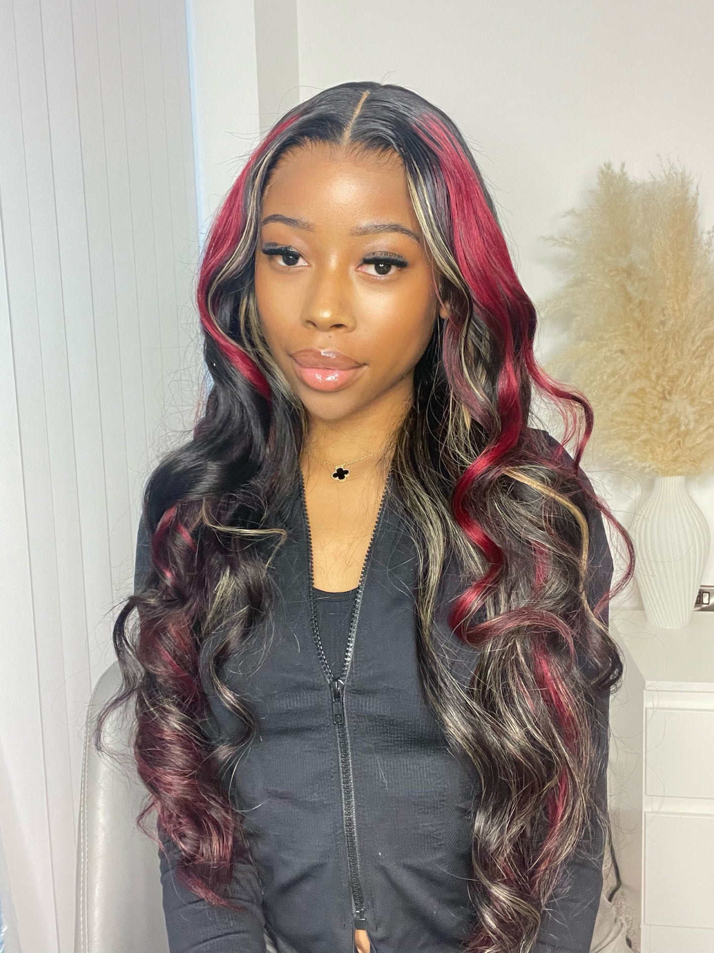 28" HIGHLIGHTED LACE FRONTAL WIG 13x4