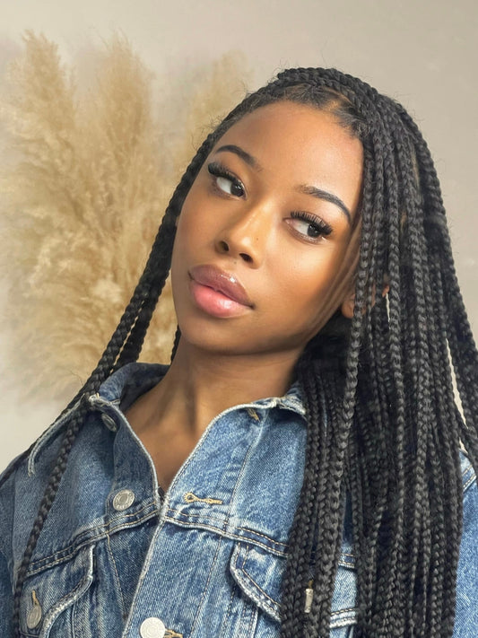 360 (FULL LACE FRONTAL) BRAIDED WIG 32”