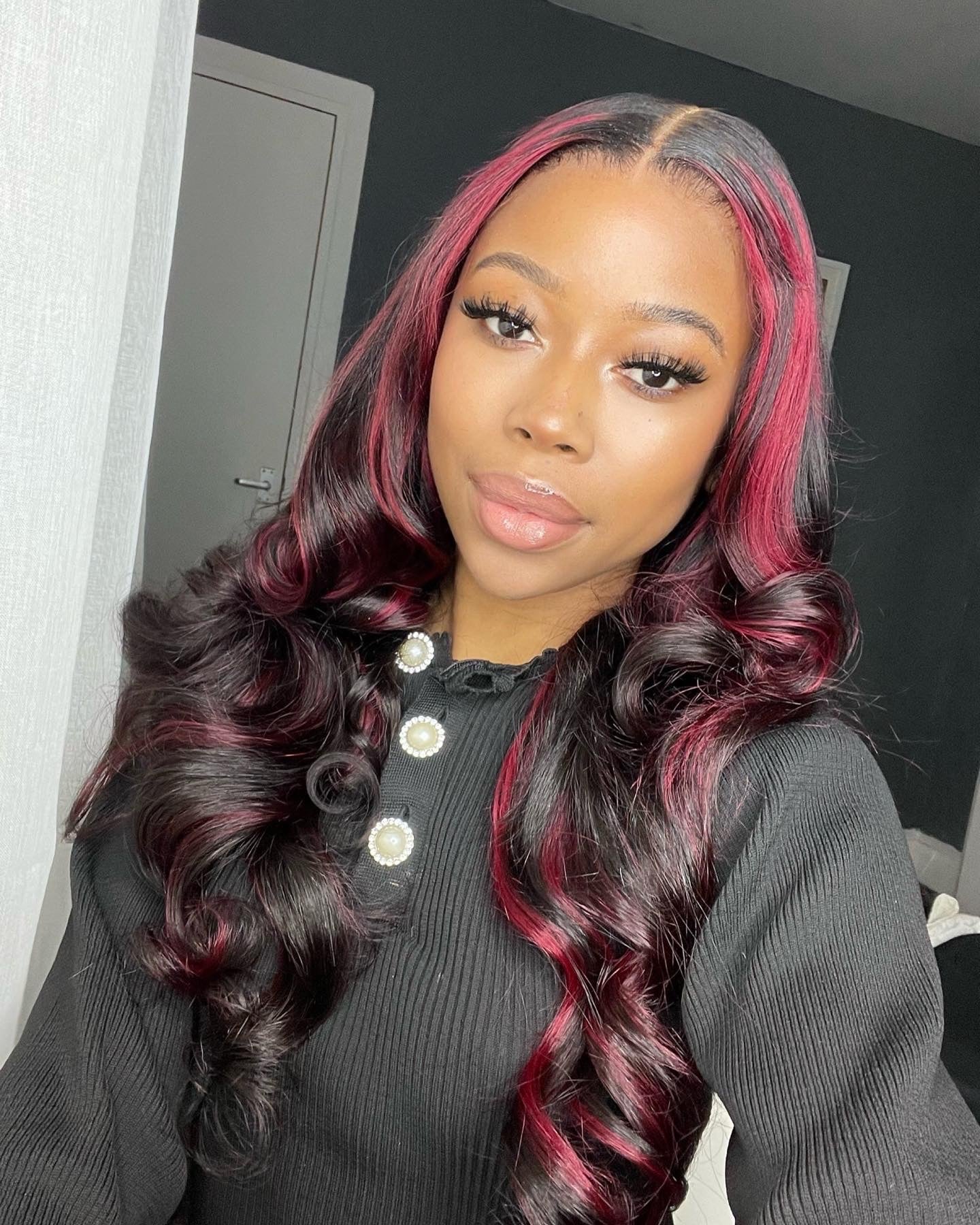 22” RED HIGHLIGHTED FRONTAL 5x5